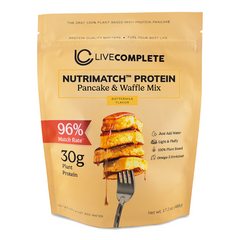 LiveComplete Pancake & Waffle Mix - Performance Blend - Buttermilk Flavor