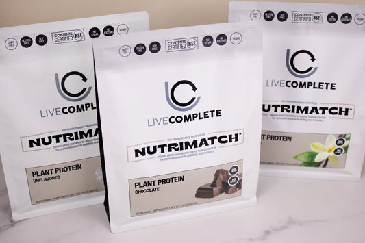LiveComplete NutriMatch™ Plant Protein | Build Your Bundle | Clean Vegan Protein Powder with 96% Match Rate