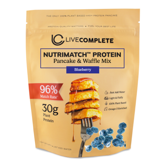 LiveComplete Pancake & Waffle Mix - Performance Blend - Blueberry