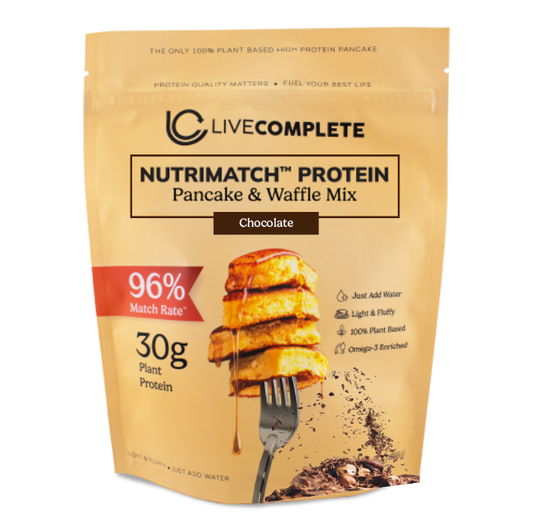 LiveComplete Pancake & Waffle Mix - Performance Blend - Chocolate