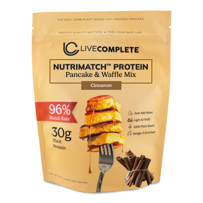 LiveComplete Pancake & Waffle Mix - Performance Blend - Cinnamon