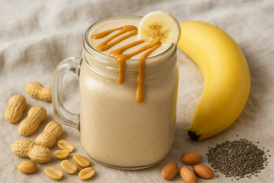 Peanut Butter Banana Protein Smoothie