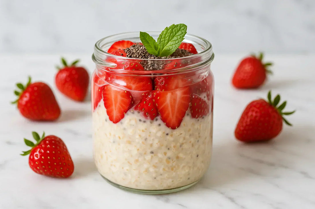 Strawberry Vanilla Overnight Oats