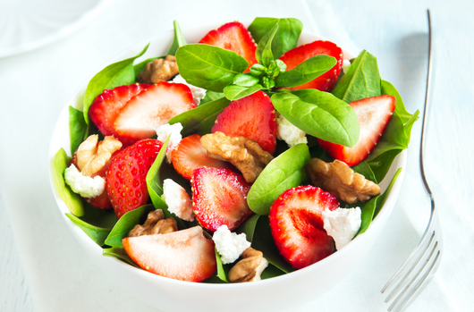 Salad with Poppyseed Strawberry Vinaigrette
