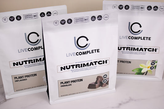 LiveComplete NutriMatch™ Plant Protein | Build Your Bundle | Clean Vegan Protein Powder with 96% Match Rate