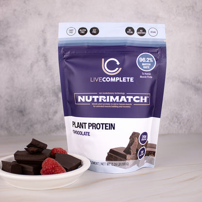 LiveComplete NutriMatch™ Plant Protein Duo 4‑Serving (2 Pack) | Vanilla+Chocolate