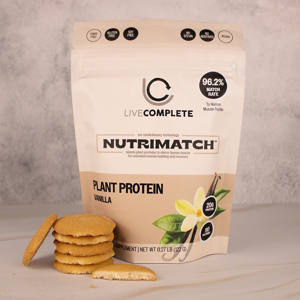 LiveComplete NutriMatch™ Plant Protein Duo 4‑Serving (2 Pack) | Vanilla+Chocolate