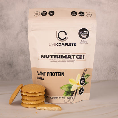 LiveComplete NutriMatch™ Plant Protein Duo 4‑Serving (2 Pack) | Vanilla+Chocolate