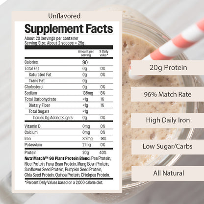 LiveComplete NutriMatch™ Plant Protein Travel Kit 4 Servings
