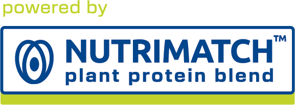 Powered by NutriMatch™ plant protein blend